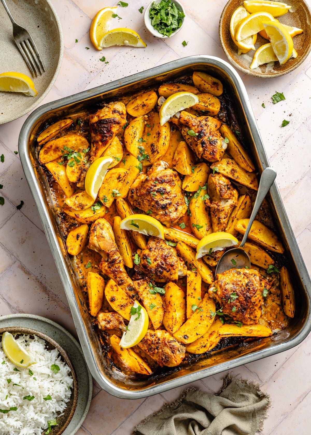 Roasted Chicken with Potatoes