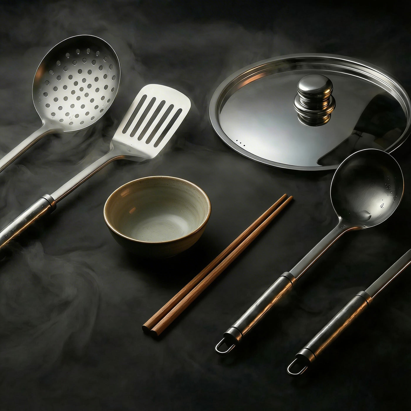 Titanium kitchen utensils