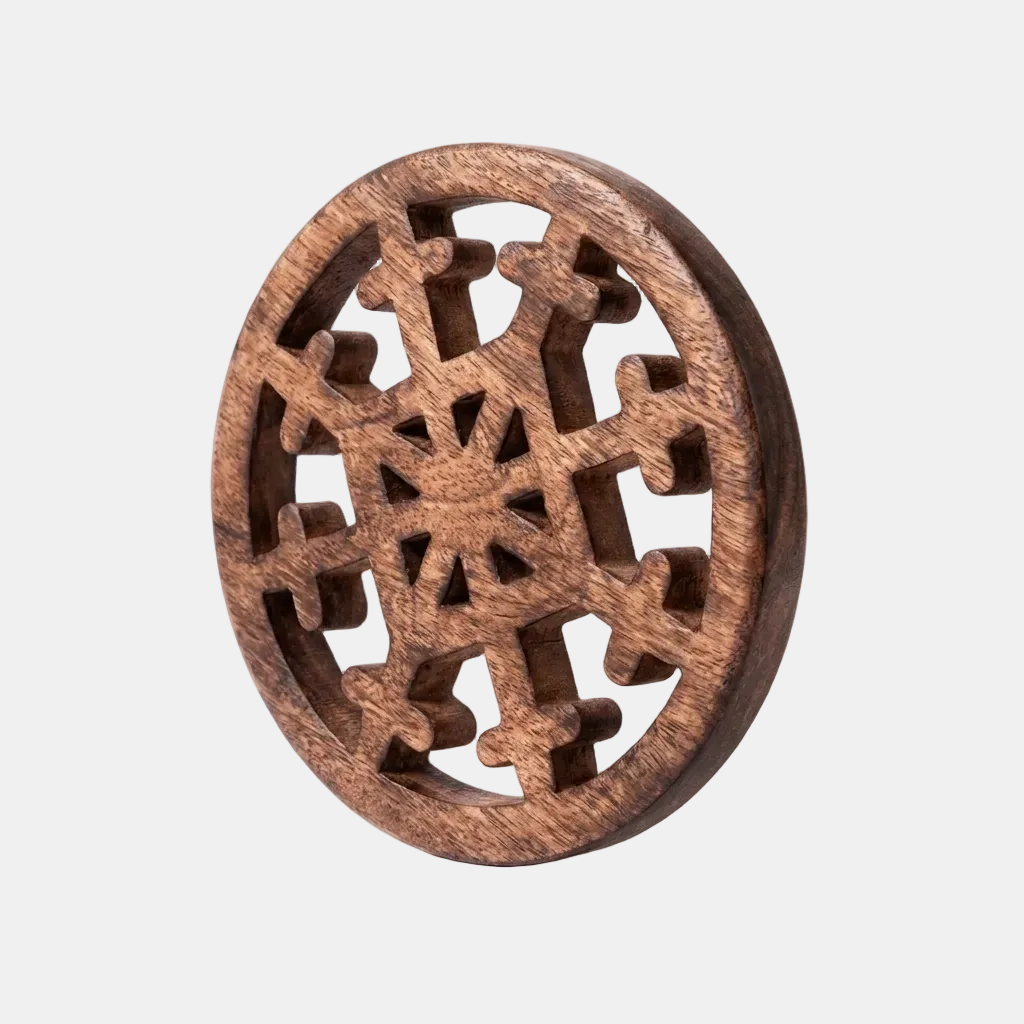 OMEGA cherry wood trivet