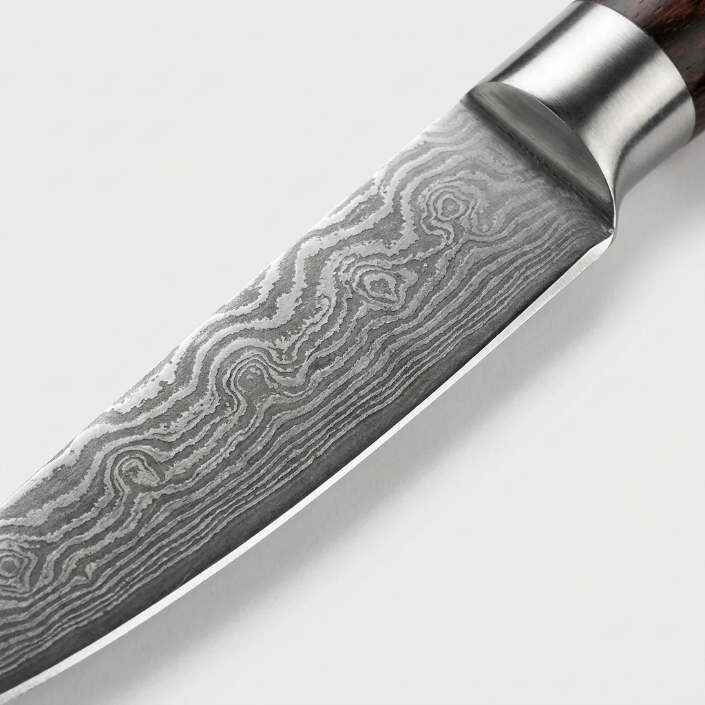 OMEGA Ripple Series – Damascus Paring Knife (3.5")