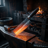 OMEGA Onyx Series – Damascus Cleaver (7")