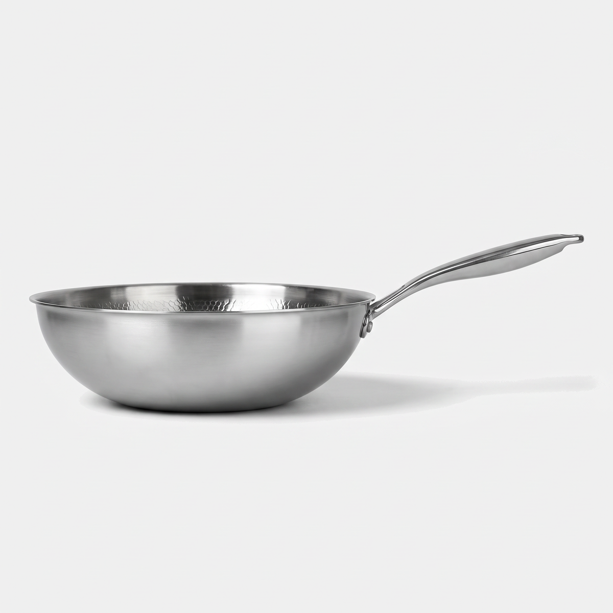 Titanium Hammered Wok Pan