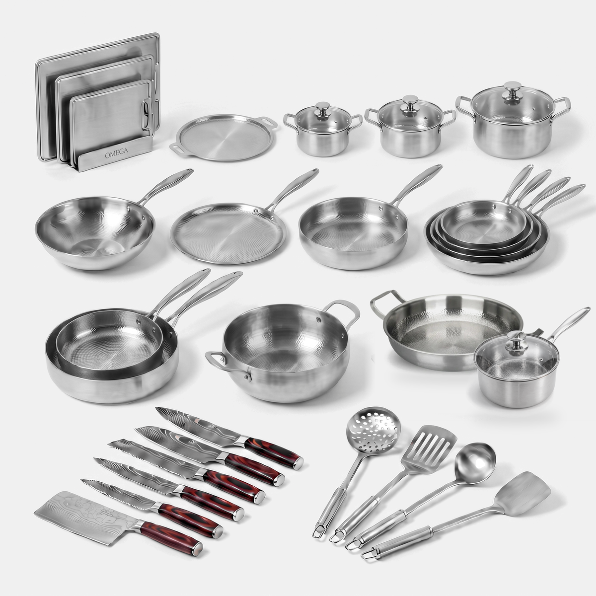 OMEGA Everything Kitchen - the complete OMEGA titanium collection