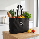 OMEGA Market Bag with groceries on a kitchen counter