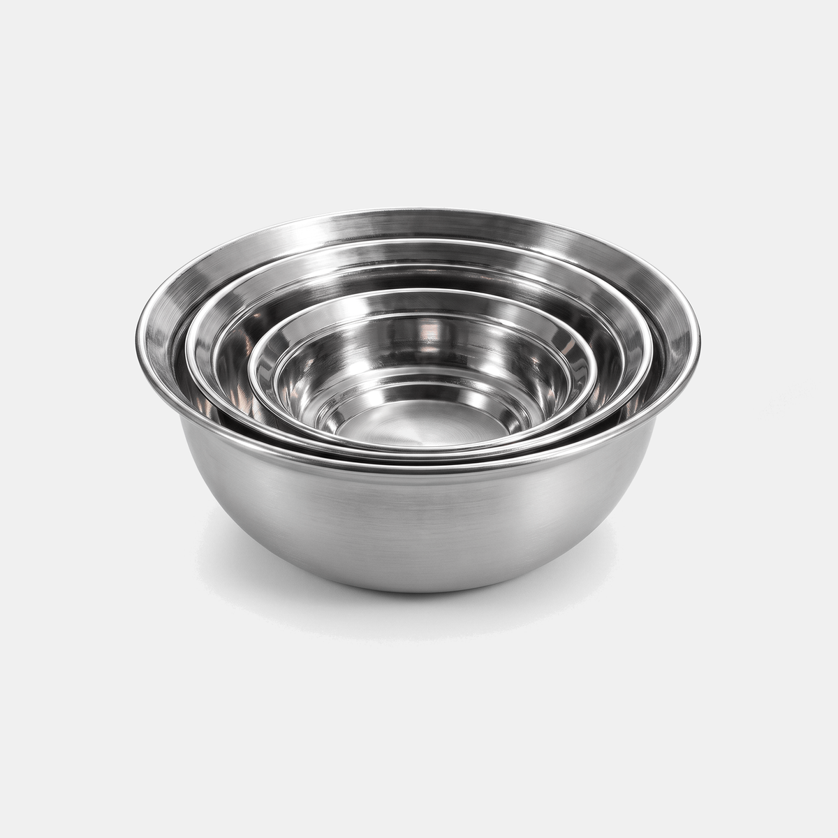 Non-Toxic Stainless Steel Mixing Bowls - nesting set of 3