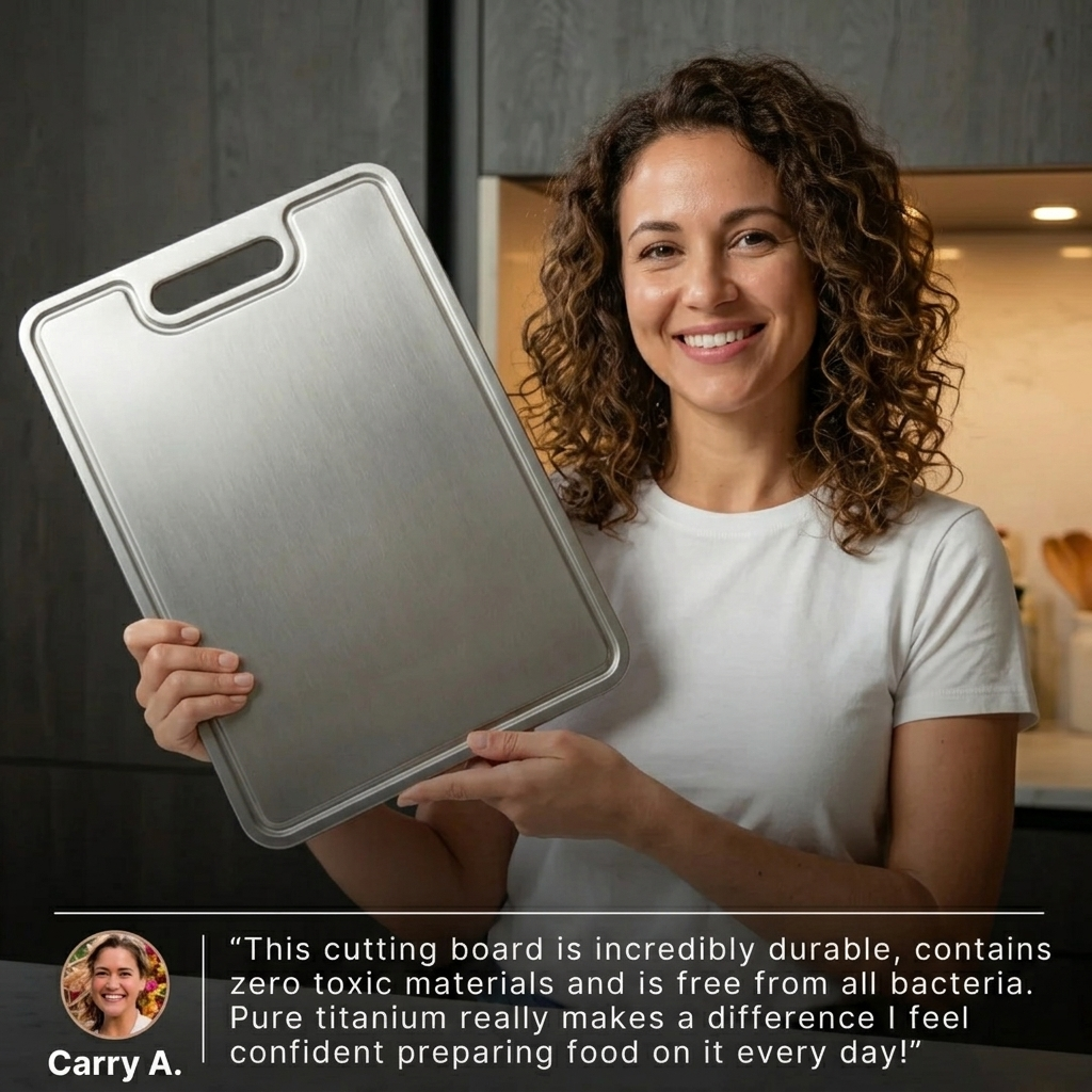 Pure Titanium Cutting Board V2 Bundle