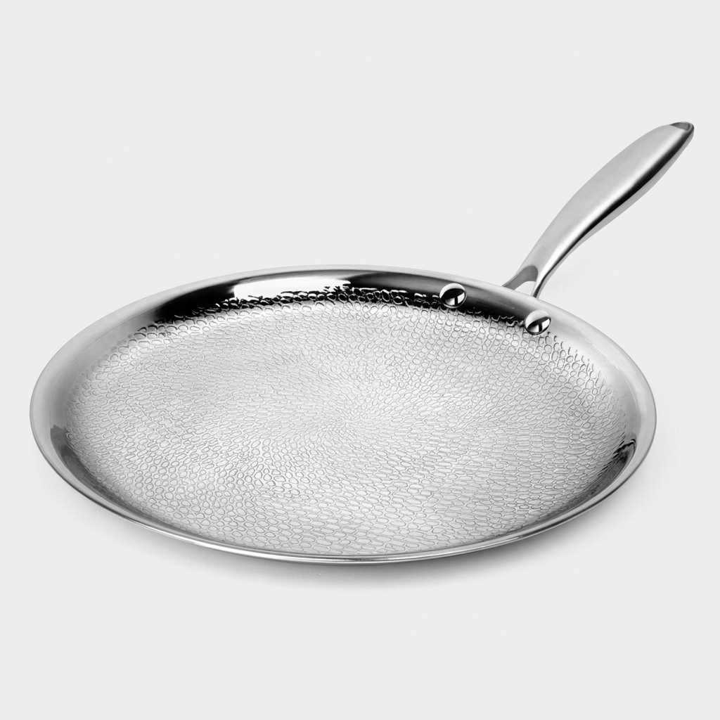 Pure Titanium Hammered Crêpe Pan Pro
