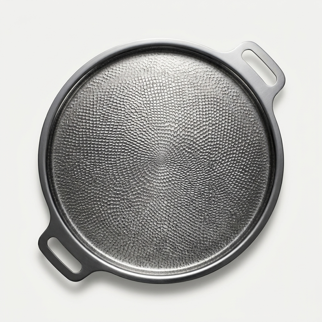 Pure Titanium Hammered Pizza Steel