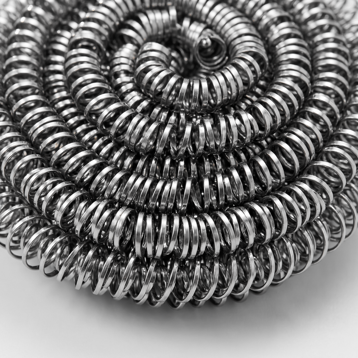 Coiled steel wire texture - detail